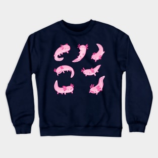 Cute axolotls pack Crewneck Sweatshirt